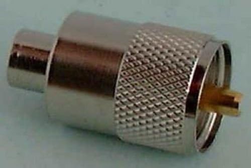PL-Stecker: Stecker PL 259/6 für RG-58U, RG-58 Koaxkabel mit Goldpin für UKW / VHF Antennen für Seefunk oder Binnenfunk