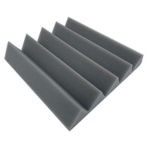 MSOO Acoustic Foam Panel Sound Stop Absorption Sponge Studio KTV Soundproof (Gray)