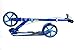 Fuzion Cityglide B200 Adult Kick Scooter w/Hand Brake - 220lb Weight Limit - Folds Down - Adjustable Handle Bars - Smooth & Fast Ride (Midnight Blue)