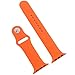 For Apple Watch Band,Goodidus Soft Silicone Fitness Replacement Sport Band for Apple Watch L Size(Orange 42MM)