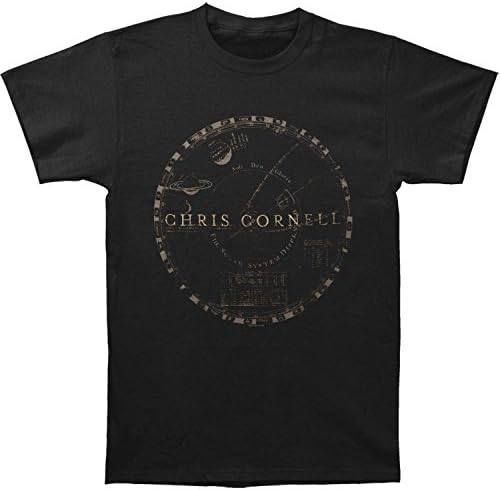 Chris Cornell Men's Solar System Mens Soft T Slim Fit T-shirt Small Black