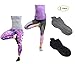 PRETMANNS Pilates Yoga Grip Socks – Non Slip Sticky Barre Yoga Socks for Women – 2 Pairs Medium – Fit Shoe Size 7-9