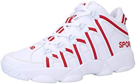 Oliviavan Men's Basketball Shoes Skid-Proof Breathable Shoes Hard-Wearing Mesh Shoes