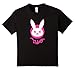 Kids Overwatch D.VA Bunny Spray Tee Shirt 12 Black