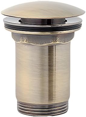 AquabadA706BR Omnires Click-clack Stopper for Bathroom Sink with Overflow Klik-klak bronze-A706BR, Antique Bronze