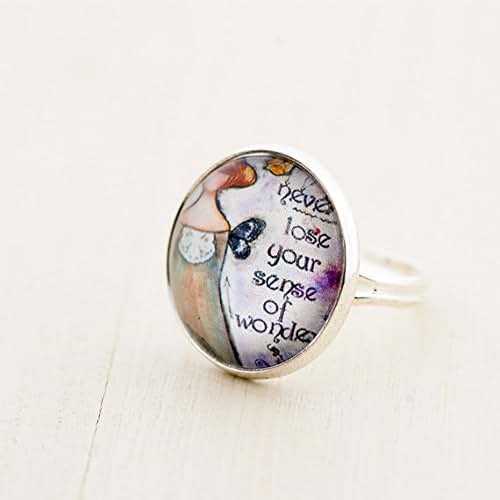 Wonder Inspirational Ring Whimsical Jewelry