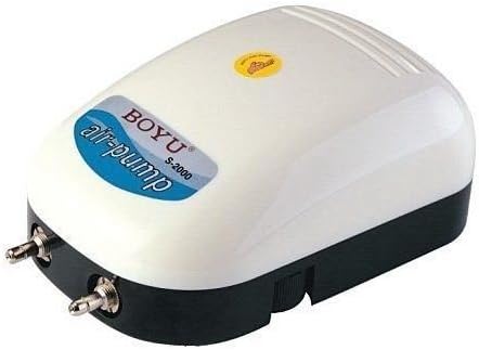 150 Gallon Adjustable Silent Quiet Air Pump Aquarium Fish Tank 2 Outlet 3w by Aquarium Air Pumps