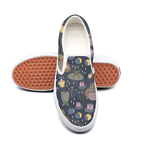 FGBLK Lace-free Canvas Night creatures big owl pretty women 