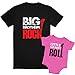 Nursery Decals and More, Big Brother Little Sister Outfits, Little Sister Outfit, Big Brothers Rock/Little Sisters Roll, Big Sibling 3T / Lil Sibling (3-6M) 3M