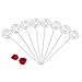 Yosoo Sliver Craft Metal Wires Photo Card Memo Clip Holders Round Shape,50pcs Pack