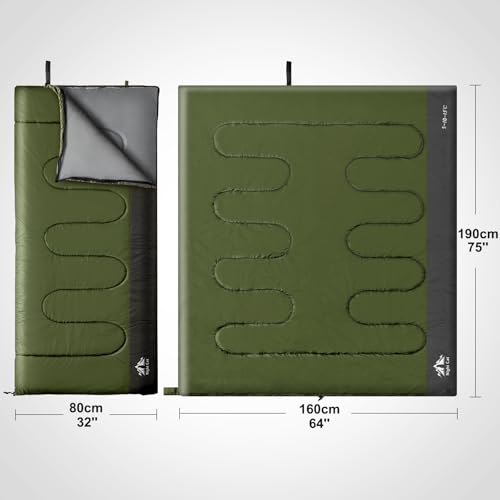 Night Cat Camping Sleeping Bag for Adults 3 Seasons Portable Lightweight Backpacking Hiking Traveling Indoor Outdoor Temperature 5-15℃ 2.6x6.3ft Switch to a Quilt or Blanket