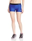 ASICS Women's Team Shorts, Royal/Black, Medium