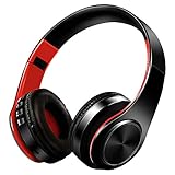 Bluetooth Headphones Over Ear, Candywe Hi-Fi Stereo Wireless Headphone, Deep Bass 4.1 Wireless Headset with Microphone for Airplane/Travel, Fit for PC/Cell Phones