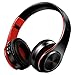 Bluetooth Headphones Over Ear, Candywe Hi-Fi Stereo Wireless Headphone, Deep Bass 4.1 Wireless Headset with Microphone for Airplane/Travel, Fit for PC/Cell Phones