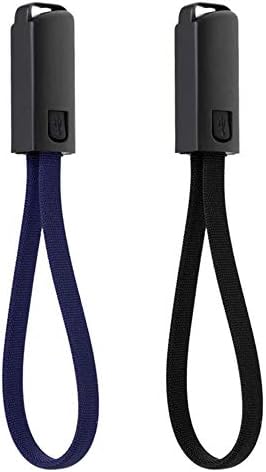 Keychain USB C Cable,Portable USB A to USB Type C Short Cable[2Pack 8.85 in] Fast Charging Cable and Data Transfer Cord,for Samsung Galaxy S10 S9/S8 Plus/Note 9/8,LG G5 G6 V20,Moto z and More