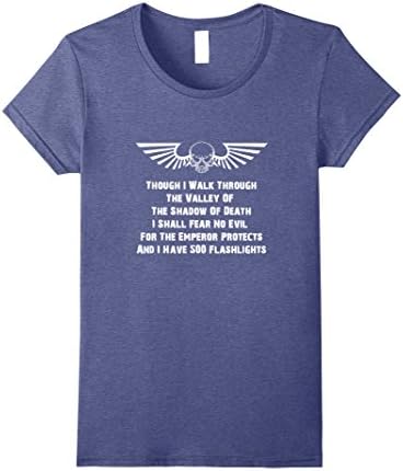 Women's 500 Flashlights Imperial Guard Tabletop Wargaming T-Shirt Large Heather Blue