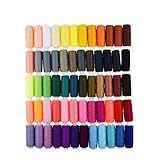 Candora Sewing Thread Assortment Coil 60 Color 250 Yards Each Polyester Thread Sewing Kit All Purpose Polyester Thread for Hand and Machine Sewing