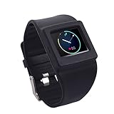 Moretek Replacement Band for Fitbit Blaze Accessory Wrist Smart Watch Fitness sports Strap(Black)