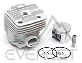 Everest Parts Supplies New Stihl TS400 TS 400 Cylinder Head Piston Kit with Rings Pin Clips 49mm