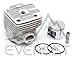 Everest Parts Supplies New Stihl TS400 TS 400 Cylinder Head Piston Kit with Rings Pin Clips 49mm primary