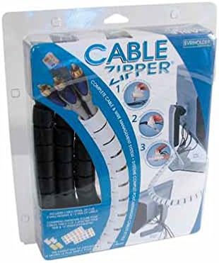 Evriholder Cable Zipper 8 ' Black Large Tube