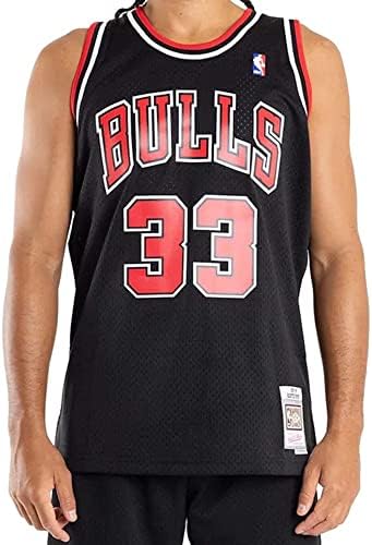Amazon.com: Mitchell & Ness Chicago Bulls Scottie Pippen 33 Black