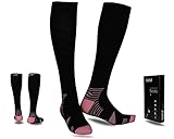 [UPGRADED] S4S Graduated Compression Socks for Fast Recovery and FEET PAIN - designed for Running, Fitness, other Sport Activities, Medical, Flights travel, Pregnancy, Shin Splints. For Men and Women!