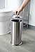 LDR 164 6466BN Freestanding Extra Toilet Paper Canister for Single Double and Extra Large Rolls Brushed Nickel Finish