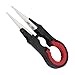 DROK Micro Portable Zirconia Ceramic Pointed Tweezers Precision, Wire Heat Resistant Antimagnetic Tweezers Spanner Tool for Wrapping Coils Adjustment