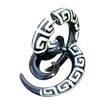 Handcrafted Tribal Organic Earrings Fake Plugs Illusion Tapers SOLD AS PAIR 07 (Antique )