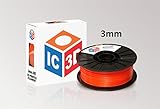 IC3D Orange 3mm ABS 3D Printer Filament - 2.1lb Spool - Dimensional Accuracy +/- 0.05mm - Professional Grade 3D Printing Filament - MADE IN USA