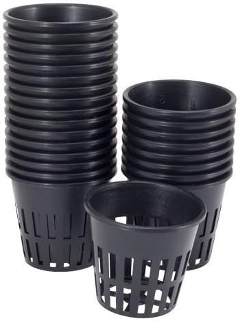 3" Round Net Pot Planter Garden Nursery Pots - 10 pc