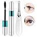 Heated Eyelash Curler & 4D Silk Fiber Eye Lash Waterproof Mascara Set Electric Rechargeable Eyelashes Curlers for Quick Natural Eye Lashes Curling Long Lasting USB Charging 2 Temperature Adjustment