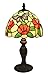 Amora Lighting Tiffany Style AM046TL08 14.5-inch Floral Mini Table Lamp