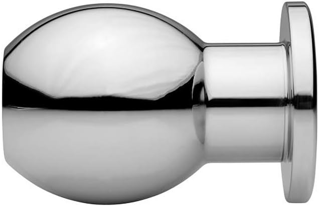 Master Series Medium Abyss 1.7-Inch Hollow Anal Dilator, 180 g, Grey - Image 4