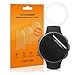 2X kwmobile Screen Protector Compatible with Polar Vantage M - Fitness Tracker Shock-Proof Protection Film - Transparent Matte