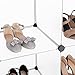 LANGRIA 16-cube Modular Clothes Shelving Storage Organizer DIY Plastic Shoe Rack Cabinet