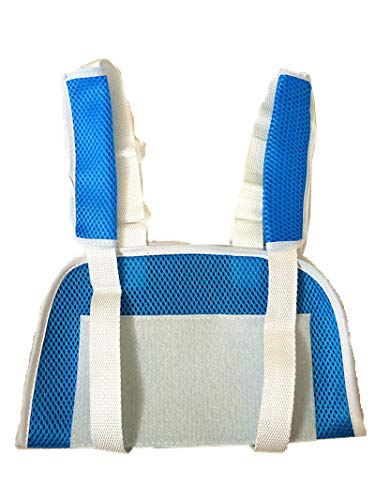 Kids Arm Sling Child Arm Support Sling Functional Children Arm immobilizer Sling for Broken Collarbone or Cast Cover (Blue-Green)