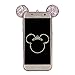 Galaxy S7 Case, MC Fashion Super Cute Sparkle Bling Bling Glitter 3D Mickey Mouse Ears Soft and Protective TPU Rubber Case for Samsung Galaxy S7 (Rose Gold)
