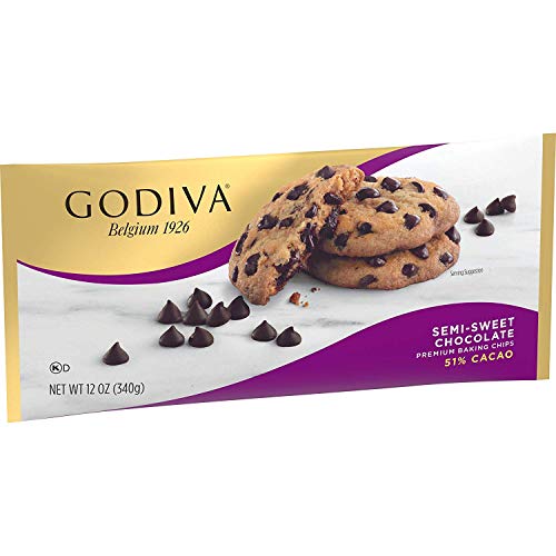 Godiva Semi-Sweet Chocolate Premium Baking Chips, 11 oz - Thumbnail 5