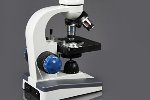 Parco Scientific Dual View Elementary Level Microscope, Mechanical Stage, Rechargeable, Microscope Book, Microscope Discovery Kit, 50 Prepared Slides Set, Carrying Case, Package ($20 Value)