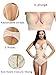 LAZAWG Women U Plunge Molded Cup Body Suit Backless V Bra Shapewear Body Brief,Apricot,L(fit for 38C,36D,36DD)