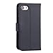 Abacus24-7 iPhone 6 and 6S Case Wallet with RFID Blocking Flip Cover and Folding Stand Black