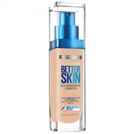 Maybelline New York SuperStay Better Skin Foundation, Ivory 1 oz (Pack of 2)