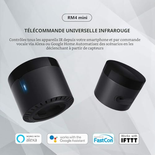 Broadlink RM4 Mini Universal IR Audio Video Remote Control Smart Hub Wifi Compatible with Alexa