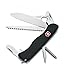 Victorinox Swiss Army One-Hand Trekker Non-Serrated Pocket Knife, Black