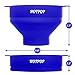 The Original Hotpop Microwave Popcorn Popper, Silicone Popcorn Maker, Collapsible Bowl BPA-Free and Dishwasher Safe- 20 Colors Available (Blue)