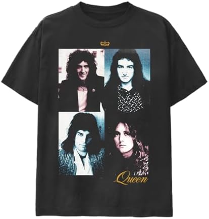 Amazon.com: Queen 'News of The World' (Grey) Burnout T-Shirt
