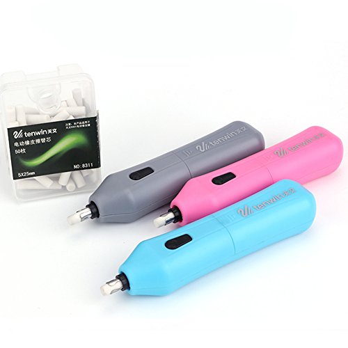 [3 Pack]Electric Eraser Kit with 80 Eraser Refills Automatic Auto