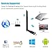 WiFi Adapter 1200Mbps, Whew USB Wireless Adapter Dual Band 2.4GHz/5GHz Channel, WiFi Network Adapter with USB 3.0 and 5dBi Antenna, Support Windows XP/Vista/7/8/8.1/10 Mac OS 10.4-10.12 Linux